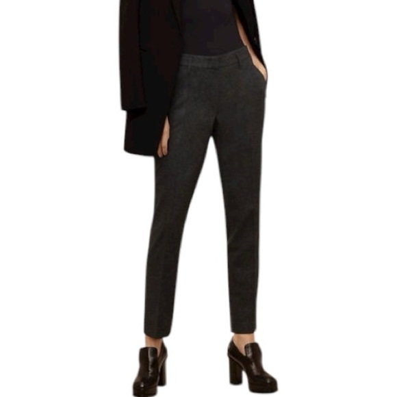 Aritzia Pants - Aritzia Babaton Kendrick Pant Charcoal Grey Slim Straight Trouser Pants Size 8